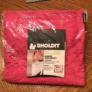 Pink Convertible Sarong with Pocket